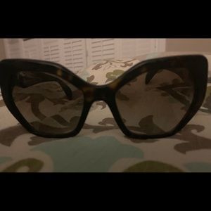 Prada sunglasses tortoise black authentic